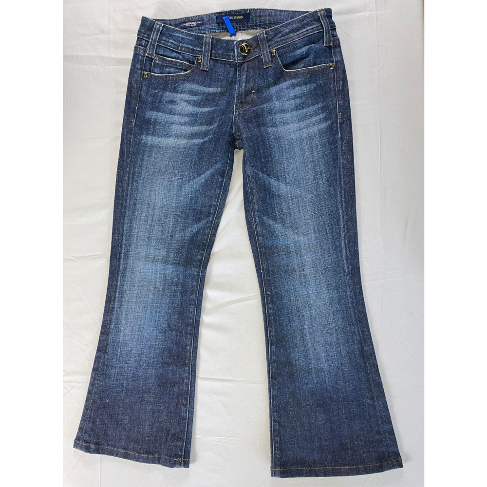 Vigoss Studio Nolita II Fit & Flare Flap Pocket Stretch Denim Jeans. Size 27 GUC